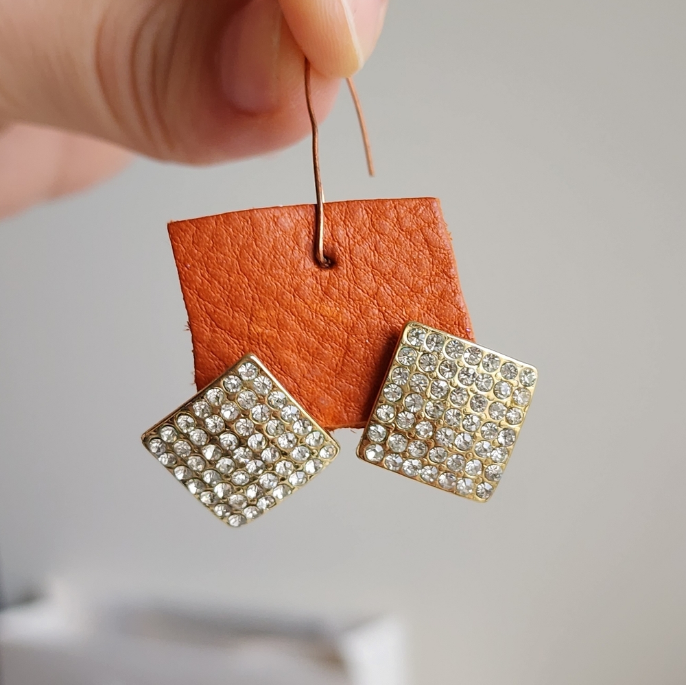 Square Stud Earrings